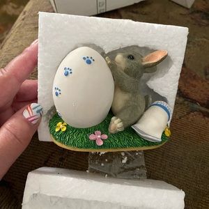 Charming Tails Fitz And Floyd Figurine Paint By Paws Figure NIB